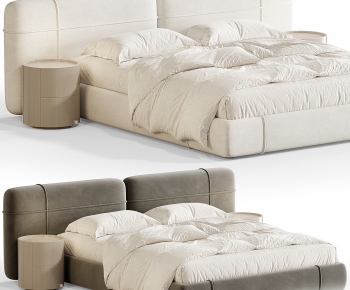Modern Double Bed-ID:876756917