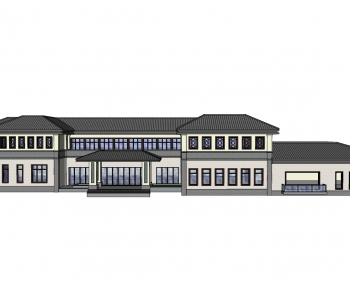 New Chinese Style Architecture Of Artistic Style-ID:182724001