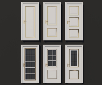 European Style Single Door-ID:142772918