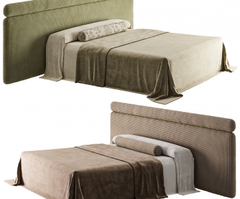 Modern Double Bed-ID:925331123
