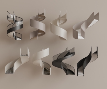 Modern Rotating Staircase-ID:247751958