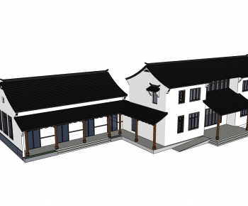 New Chinese Style Architecture Of Artistic Style-ID:116427907