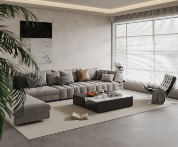 Modern A Living Room-ID:284287932