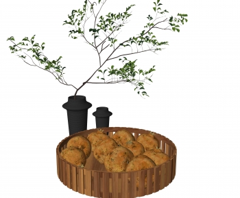 现代石榴水生绿植组合-ID:638792993