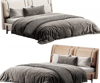 Modern Double Bed-ID:488281978