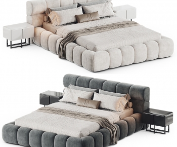 Modern Double Bed-ID:291596896