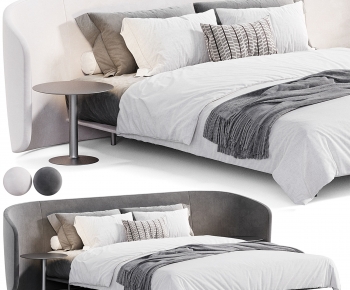 Modern Double Bed-ID:988770016