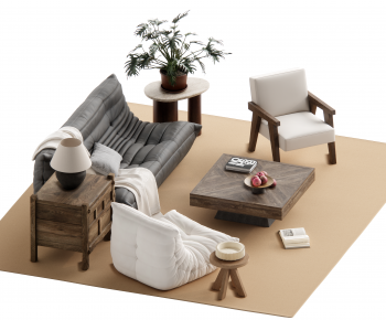 Modern Sofa Combination-ID:197321891