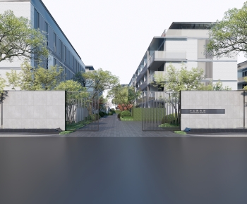 Modern Residential Building-ID:309967991