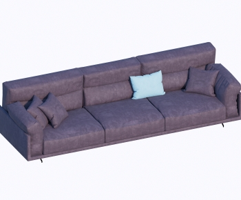 Modern Three-seat Sofa-ID:983980898