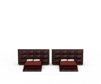 Modern Double Bed-ID:464170933