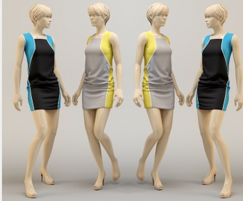 现代服装模特组合-ID:278376108
