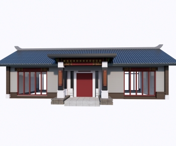 New Chinese Style Architecture Of Artistic Style-ID:933160833