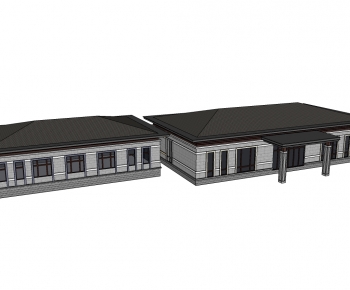 New Chinese Style Architecture Of Artistic Style-ID:266397003