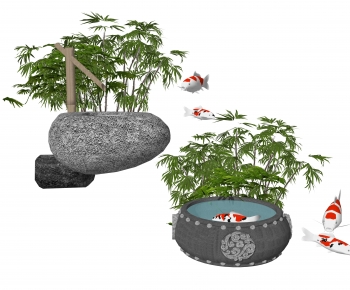 New Chinese Style Rockery Waterscape-ID:179965021