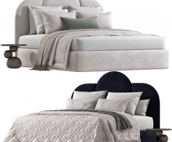 Modern Double Bed-ID:503623016
