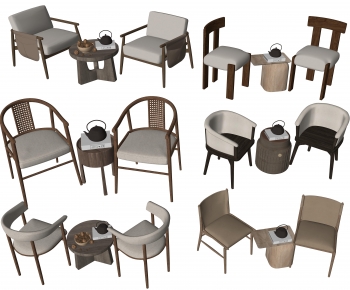 New Chinese Style Lounge Chair-ID:935669903