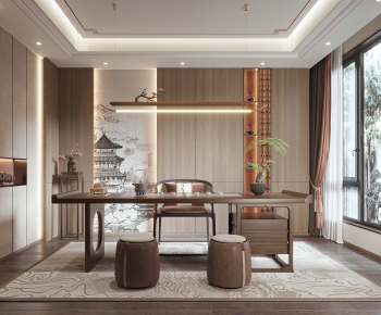 New Chinese Style Tea House-ID:535964018