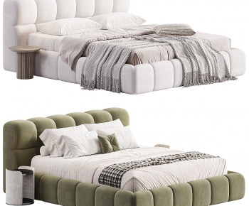 Modern Double Bed-ID:343225962