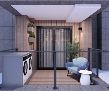Modern Leisure Balcony-ID:117053035