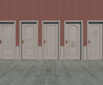 European Style Single Door-ID:129415994