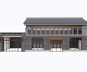 New Chinese Style Architecture Of Artistic Style-ID:267587907