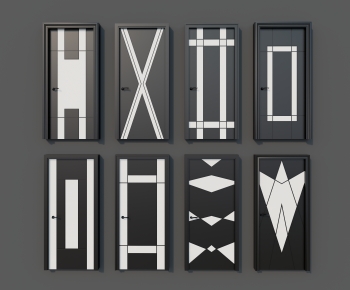 Modern Single Door-ID:136929046