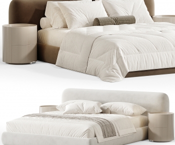 Modern Double Bed-ID:138365984