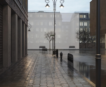 European Style Commercial Street-ID:488370901