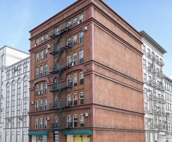 European Style Appearance Of Commercial Building-ID:678816086