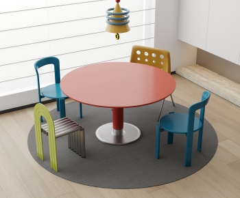 Modern Dining Table And Chairs-ID:104280957