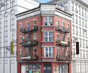 European Style Appearance Of Commercial Building-ID:719417102