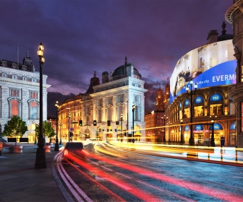 European Style Commercial Street-ID:631340987