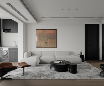 Modern A Living Room-ID:918810492