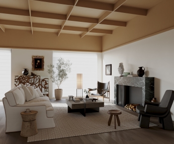 Modern A Living Room-ID:284039029