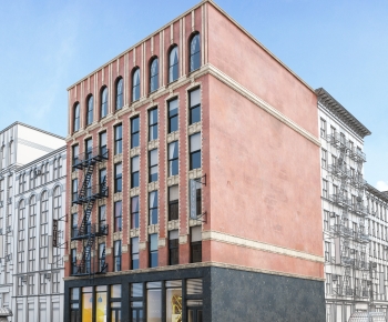 European Style Appearance Of Commercial Building-ID:135029087