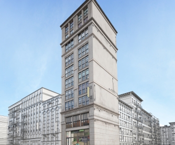 European Style Appearance Of Commercial Building-ID:328229902