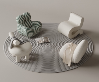 Modern Single Sofa-ID:890430933