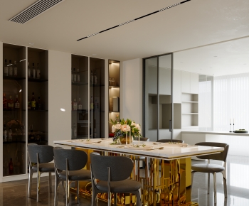 Modern Dining Room-ID:614762074
