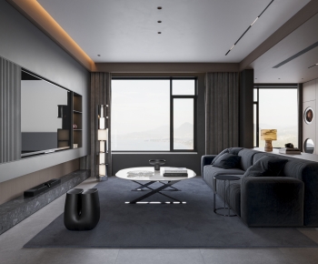 Modern A Living Room-ID:584214935