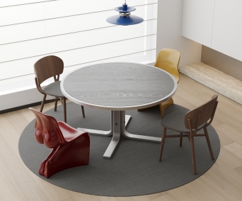 Modern Dining Table And Chairs-ID:338495977
