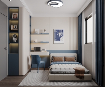 Modern Boy's Room And Son's Room-ID:413187986