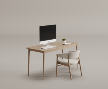 Modern Computer Desk And Chair-ID:901788952