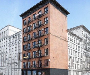 European Style Appearance Of Commercial Building-ID:300636054