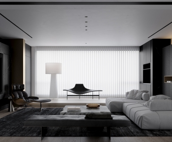 Modern A Living Room-ID:502110964