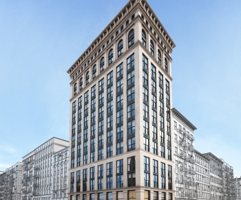 European Style Appearance Of Commercial Building-ID:377280955