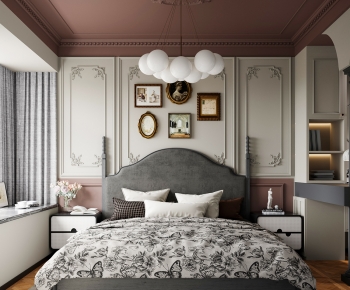 French Style Bedroom-ID:308090935