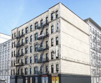 European Style Appearance Of Commercial Building-ID:523875956