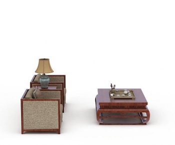 New Chinese Style Sofa Combination-ID:269876965