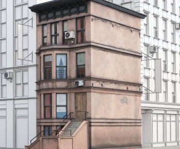 European Style Appearance Of Commercial Building-ID:967070102